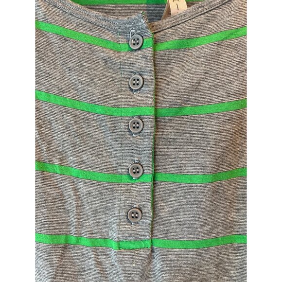 Bailey 44 Womens Green & Gray Striped Long Sleeve Top Size L - Picture 5 of 8